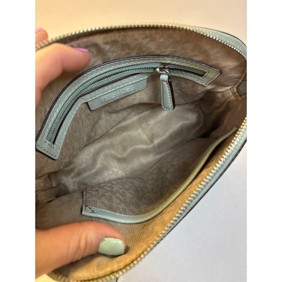 Michael Kors Cindy Blue Crossbody Bag (9x6) - Picture 8 of 13